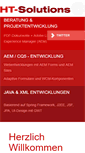 Mobile Screenshot of ht-solutions.de